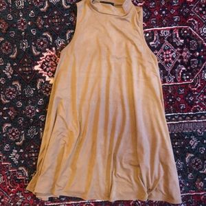 Suede dress